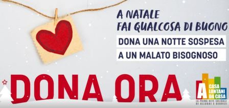 A Natale fai qualcosa di buono – Dona una notte in sospeso a un malato bisognoso