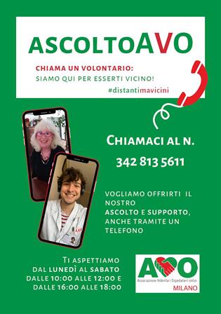 ASCOLTOAVO: SERVIZIO DI ASCOLTO TELEFONICO PER I PAZIENTI