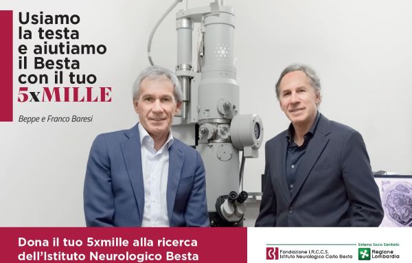 “Usiamo la testa”: Franco e Beppe Baresi invitano a sostenere l’attività di ricerca del Besta nelle Neuroscienze