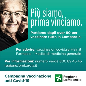 CAMPAGNA VACCINAZIONI ANTI COVID-19 IN LOMBARDIA