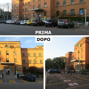 Miglioriamo l’accessibilità: nuovi parcheggi per pazienti e ambulanze in via Celoria