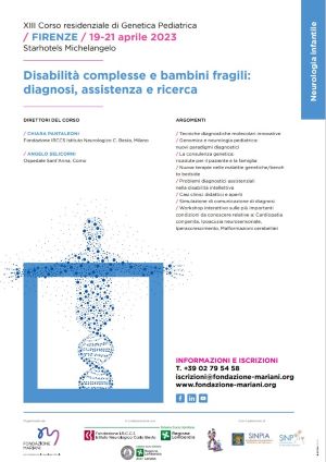 XIII CORSO DI GENETICA PEDIATRICA: RITORNO IN PRESENZA DOPO LA PANDEMIA